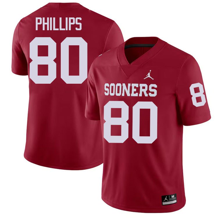 Jordan Phillips Oklahoma Sooners Jersey,Oklahoma Sooners Football Uniforms,Jersey-Crimson